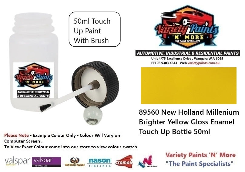 89560 New Holland Millenium Brighter Yellow Gloss Enamel Touch Up Bottle 50ml