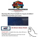 8X5 Deep Blue Pearl Suitable for Toyota 2K DIRECT GLOSS Aerosol Paint 300 Grams