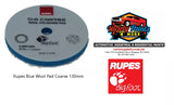 Rupes Blue Wool Pad Coarse 130mm