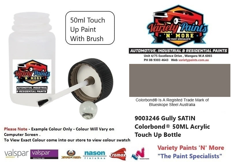 9003246 Gully SATIN Colorbond® 50ML Acrylic Touch Up Bottle