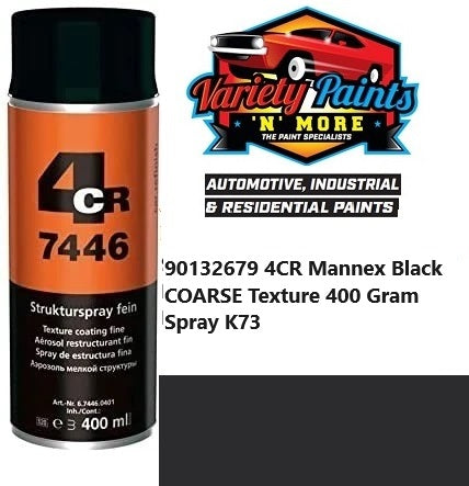 90132679 4CR Mannex Black Coarse Texture 400 Gram Spray K73