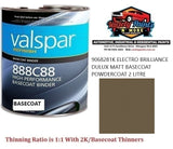 9068281K ELECTRO BRILLIANCE DULUX MATT B/C POWDERCOAT MATCHED 2 LITRES