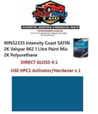 90N5233S Intensity Coast SATIN 2K Valspar 862 1 Litre Paint Mix 2K Polyurethane
