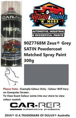 90Z7768S Zeus® Grey SATIN  Powdercoat Matched Spray Paint 300g