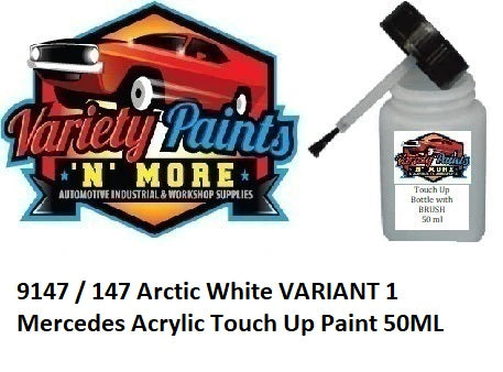 9147 / 147 Arctic White VAR1 Mercedes Acrylic Touch Up Paint 50ML