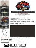 9E27725F Magnetite Grey Metallic Matt Powdercoat Spray Paint 300g E5528
