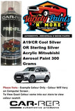 A19/CR Cool Silver or Sterling Silver Metallic Acrylic Mitsubishi Aerosol Paint 300 Grams