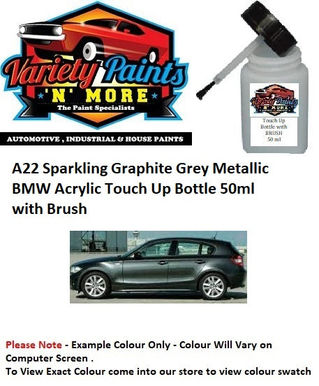 A22 Sparkling Graphite Grey Metallic BMW Acrylic Touch Up 50 ML