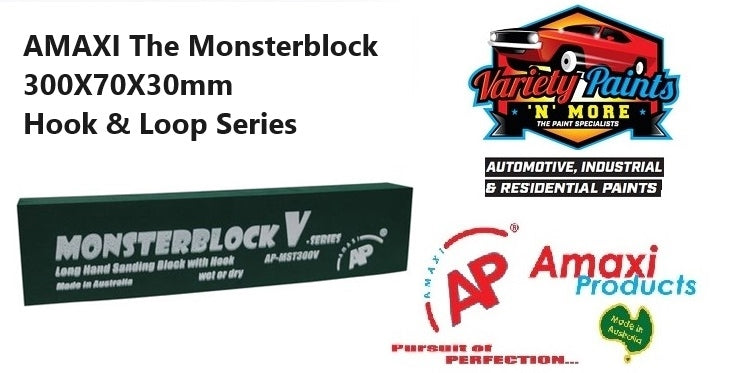 AMAXI The Monsterblock 300X70X30mm Hook & Loop Series