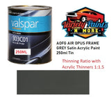 AOFG AIR OPUS FRAME GREY Satin Acrylic Paint 250ml Tin