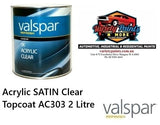 Acrylic SATIN Clear Topcoat AC303 2 Litre