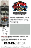 Anotec Silver GREY SATIN 51272 Powdercoat Spray Paint 300g