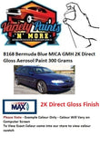 B168 Bermuda Blue MICA GMH 2K Direct Gloss Aerosol Paint 300 Grams