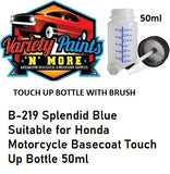 B-219 Splendid Blue Suitable for Honda Motorcycle Basecoat Touch Up Bottle 50ml