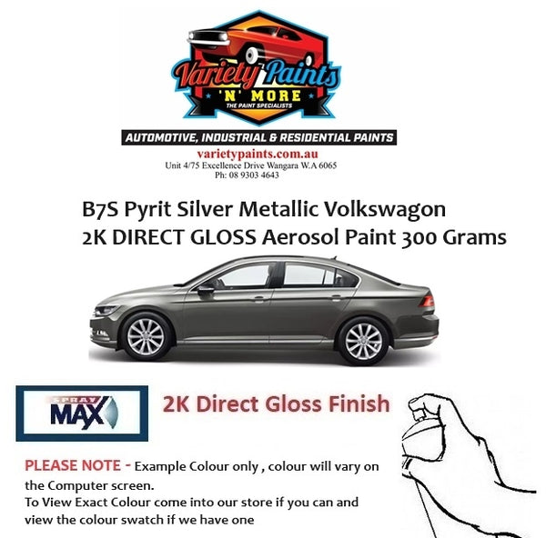 B7S Pyrit Silver Metallic Volkswagon 2K DIRECT GLOSS