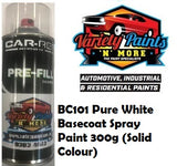 BC101 Pure White Basecoat Spray Paint 300g (Solid Colour)