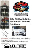 BC / W83 Scotia White MITSUBISHI Basecoat 300 Grams