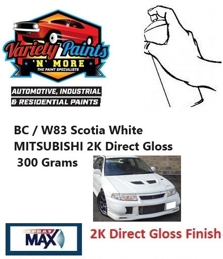 BC / W83 Scotia White MITSUBISHI 2K Direct Gloss 300 Grams