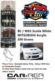 BC / W83 Scotia White MITSUBISHI Acrylic 300 Grams