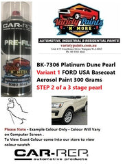BK-7306 Platinum Dune Pearl Variant 1 FORD USA Basecoat Aerosol Paint 300 Grams STEP 2