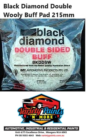 Black Diamond Double Wooly Buff Pad 215mm