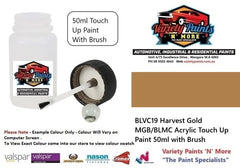 BLVC19 Harvest Gold MGB/BLMC Acrylic Touch Up Paint 50ml with Brush