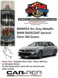 BMWE03 Arc Grey Metallic BMW BASECOAT Aerosol Paint 300 Grams