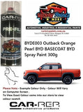 BYDE003 Outback Orange Pearl BYD BASECOAT BYD Spray Paint 300g