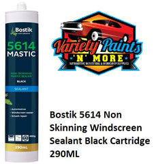 Bostik 5614 Non Skinning Windscreen Sealant Black Cartridge 290ML