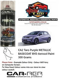 CA2 Taro Purple METALLIC BASECOAT BYD Aerosol Paint 300 Grams