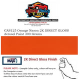 CAS125 Orange Nason 2K DIRECT GLOSS Aerosol Paint 300 Grams