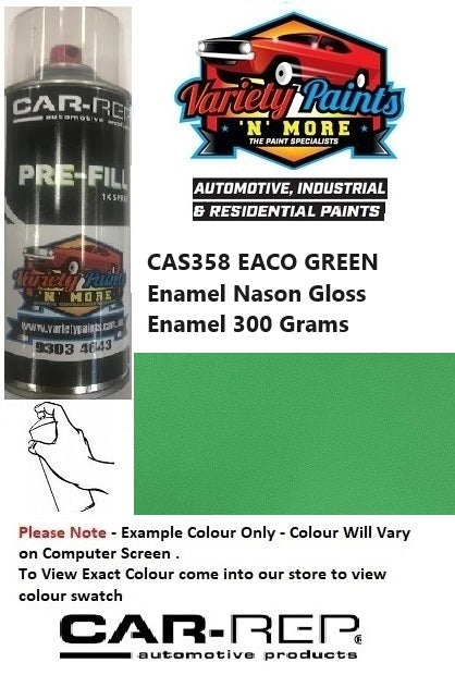 CAS358 EACO GREEN Enamel Nason Gloss Enamel 300 Grams 2IS 56A