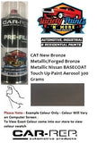 CAT New Bronze Metallic/Forged Bronze Metallic Nissan BASECOAT Touch Up Paint Aerosol 300 Grams LATEST