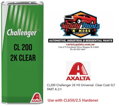 CL200 Challenger 2K HS Universal  Clear Coat 5LT PART A 2:1