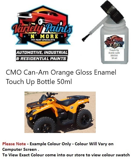 CMO Can-Am Orange Gloss Enamel Touch Up Bottle 50ml