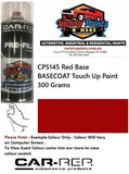 CPS145 Red Metallic Ground Coat BASECOAT Touch Up Paint 300 Grams