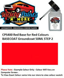 CPS400 Red Base for Red Colours BASECOAT Groundcoat 50ML STEP 2