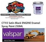 CT113 Satin Black ENGINE Enamel Spray Paint 250ML