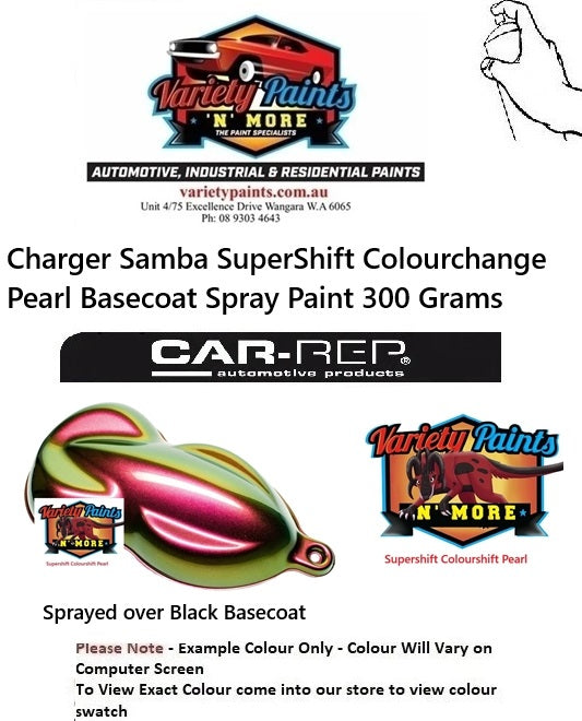 Charger Samba SuperShift Colourchange Pearl Basecoat Spray Paint 300 Grams