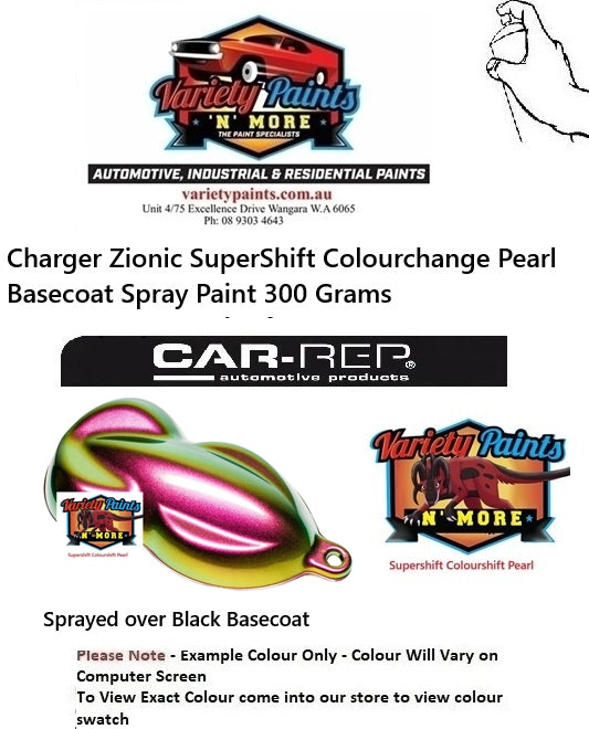 Charger Zionic SuperShift Colourchange Pearl Basecoat Spray Paint 300 Grams
