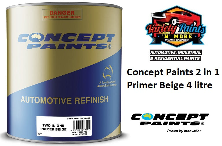 Concept Paints 2 in 1 Primer Beige 4 litre