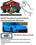 D5C/D7 Sharkblue Porsche 2K Direct Gloss Aerosol Paint 300 Grams