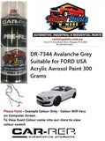 DR-7344 Avalanche Grey Suitable for FORD USA Acrylic Aerosol Paint 300 Grams