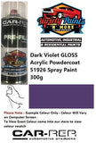 Dark Violet Gloss Acrylic Powdercoat 51926 Spray Paint 300g STANDARD