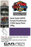 Dark Violet SATIN Acrylic Powdercoat 51926 Spray Paint 300g