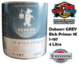 Debeers GREY Etch Primer 1K 1-187 4 Litre