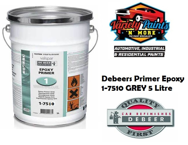 Debeers Primer Epoxy 1-7510 GREY 5 Litre