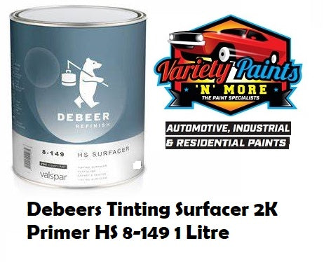 Debeers Tinting Surfacer 2K Primer HS 8-149 1 Litre