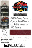 E0730 Deep Coral Crystal Pearl Touch Up Paint Basecoat 300 Grams