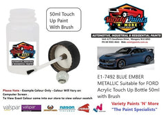 E1-7492 BLUE EMBER METALLIC Suitable for FORD Acrylic Touch Up Bottle 50ml with Brush